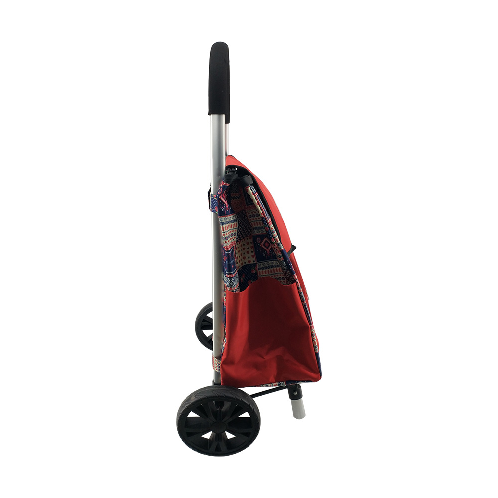 Foldable shopping trolley