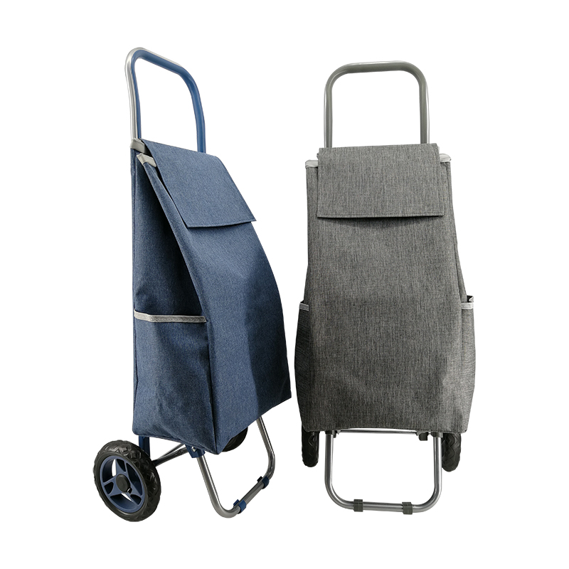 The extra pocket shopping trolley