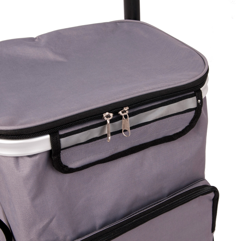 Alu alloy shopping trolley