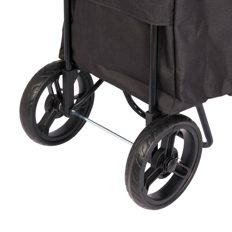 The extra pocket shopping trolley