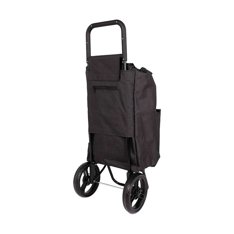 The extra pocket shopping trolley
