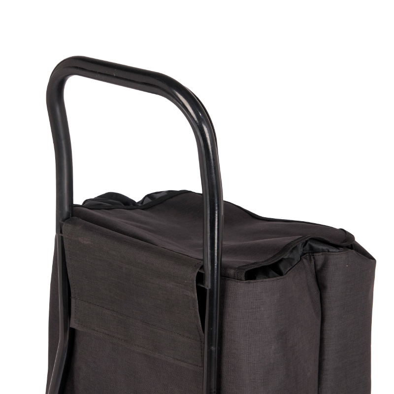 Four wheel shopping trolley