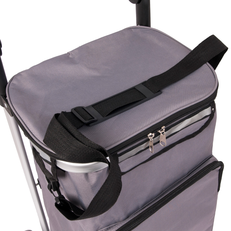Alu alloy shopping trolley