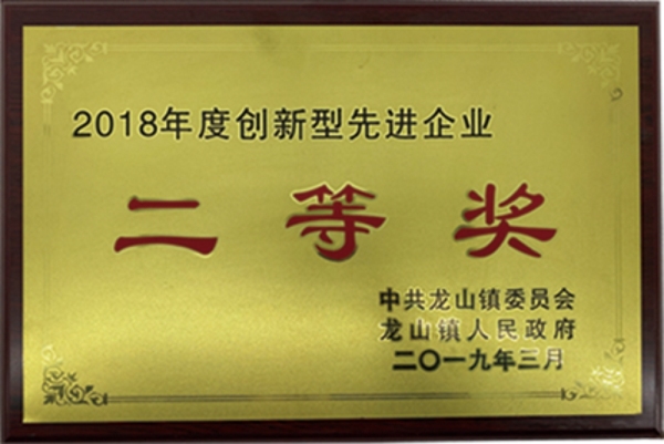 2018年度创新性先进企业