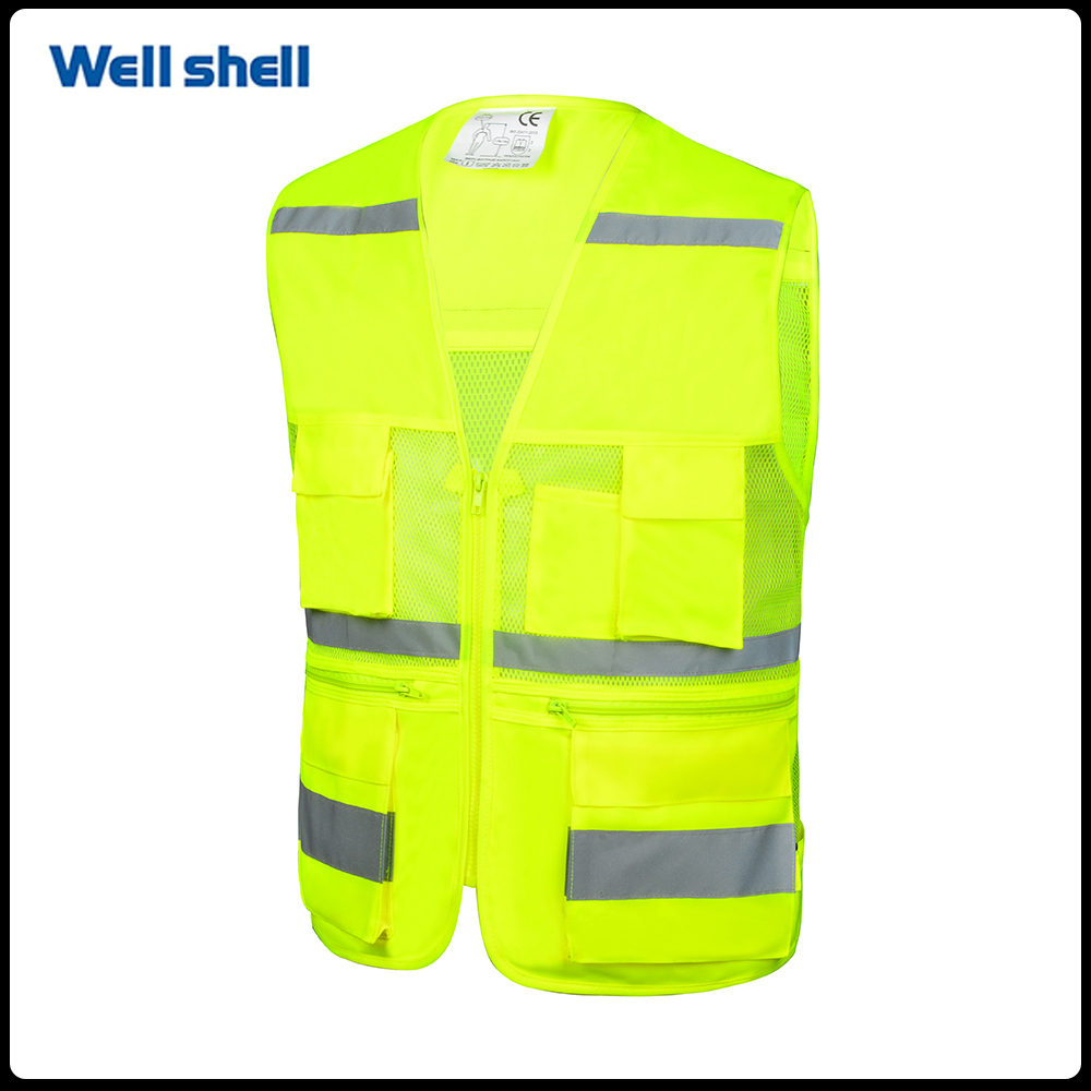 EN ISO 20471 PPE reflector jacketsWL-042