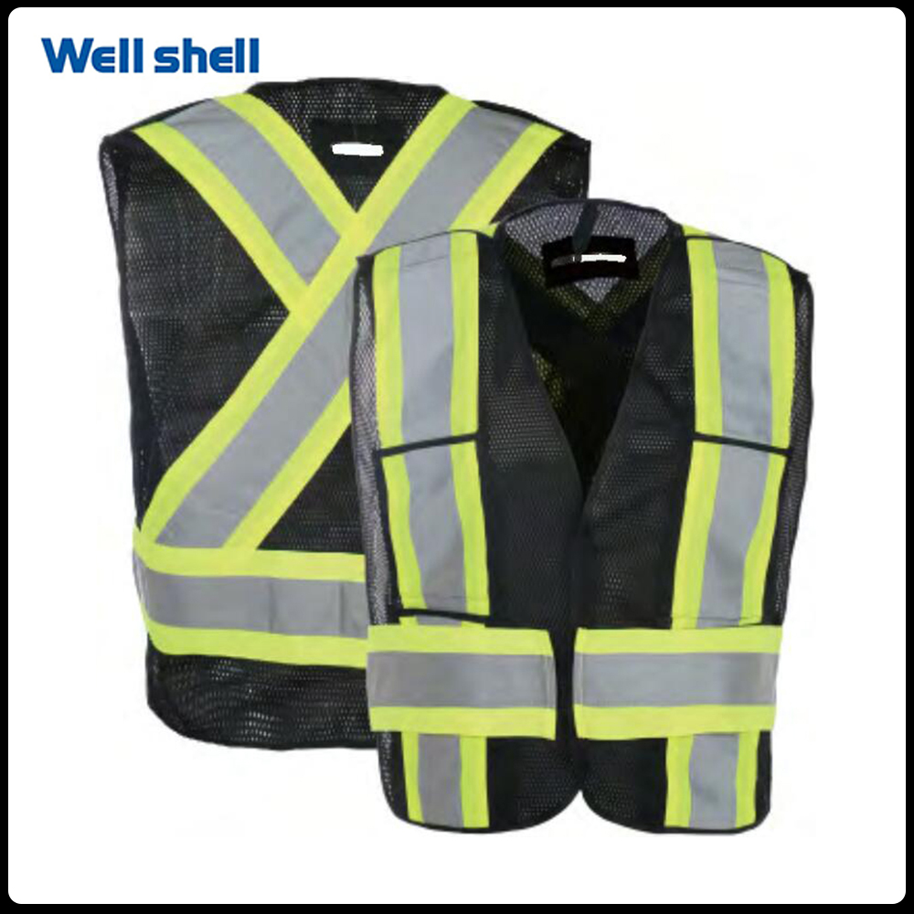 High Visibility Vests with ZipperWL-051