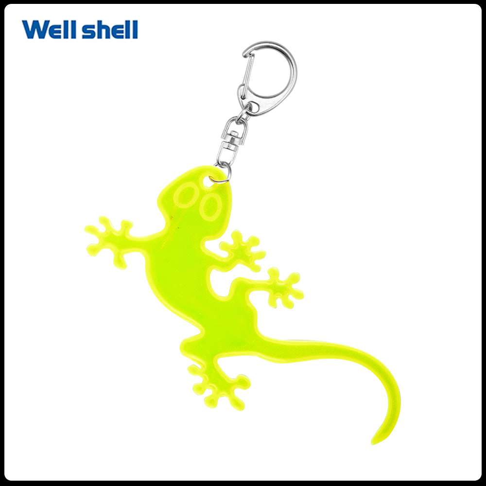 CE EN 17353 Reflective Pendant Safety Keyrings Backpack for Bag WL-153