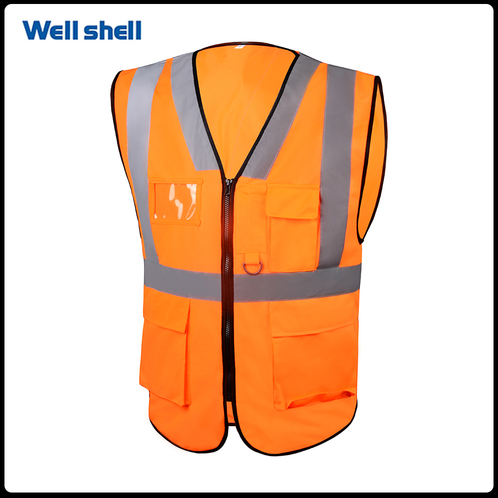 High Visibility Safety Vests With PocketsWL-021