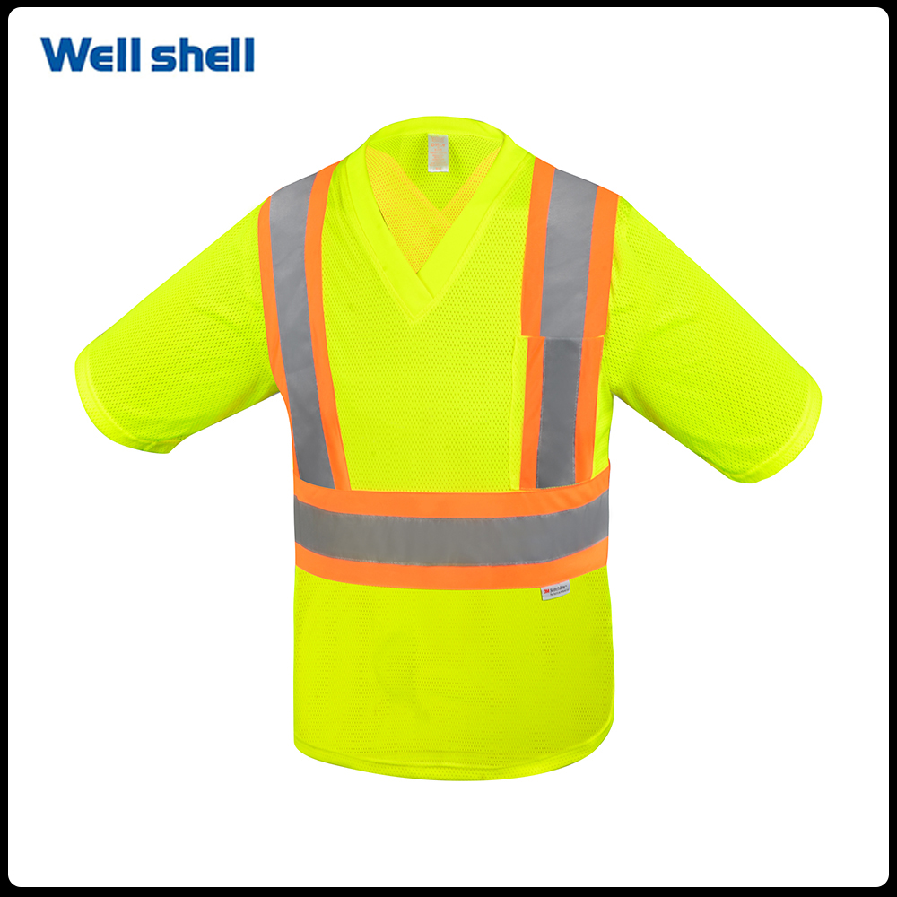  V-neck high visibility t-shirtWL-068