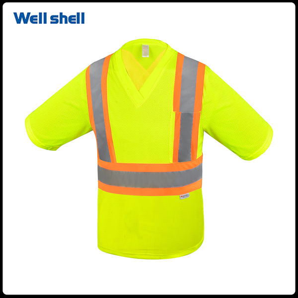  V-neck high visibility t-shirt WL-068