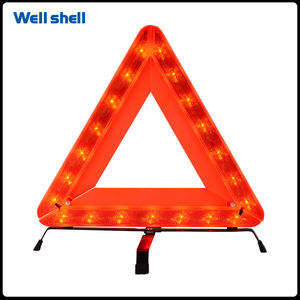 CE E-mark emergency kit flashing emergency led traffic warning Triangle