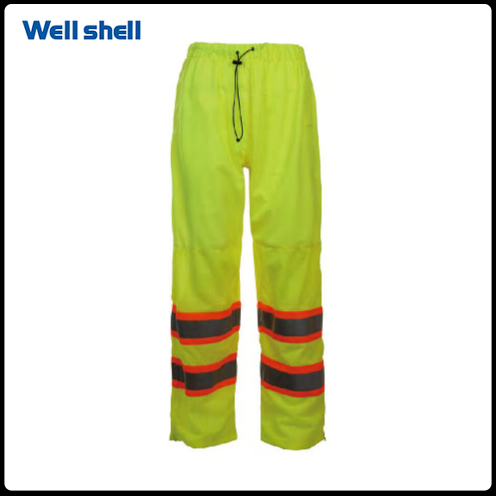 Well Shell Hi Vis Waterproof Rain PantsWL-083