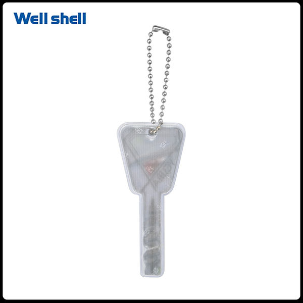 CE EN 17353 Reflective Soft PVC keychain Chinese Manufacture WL-131