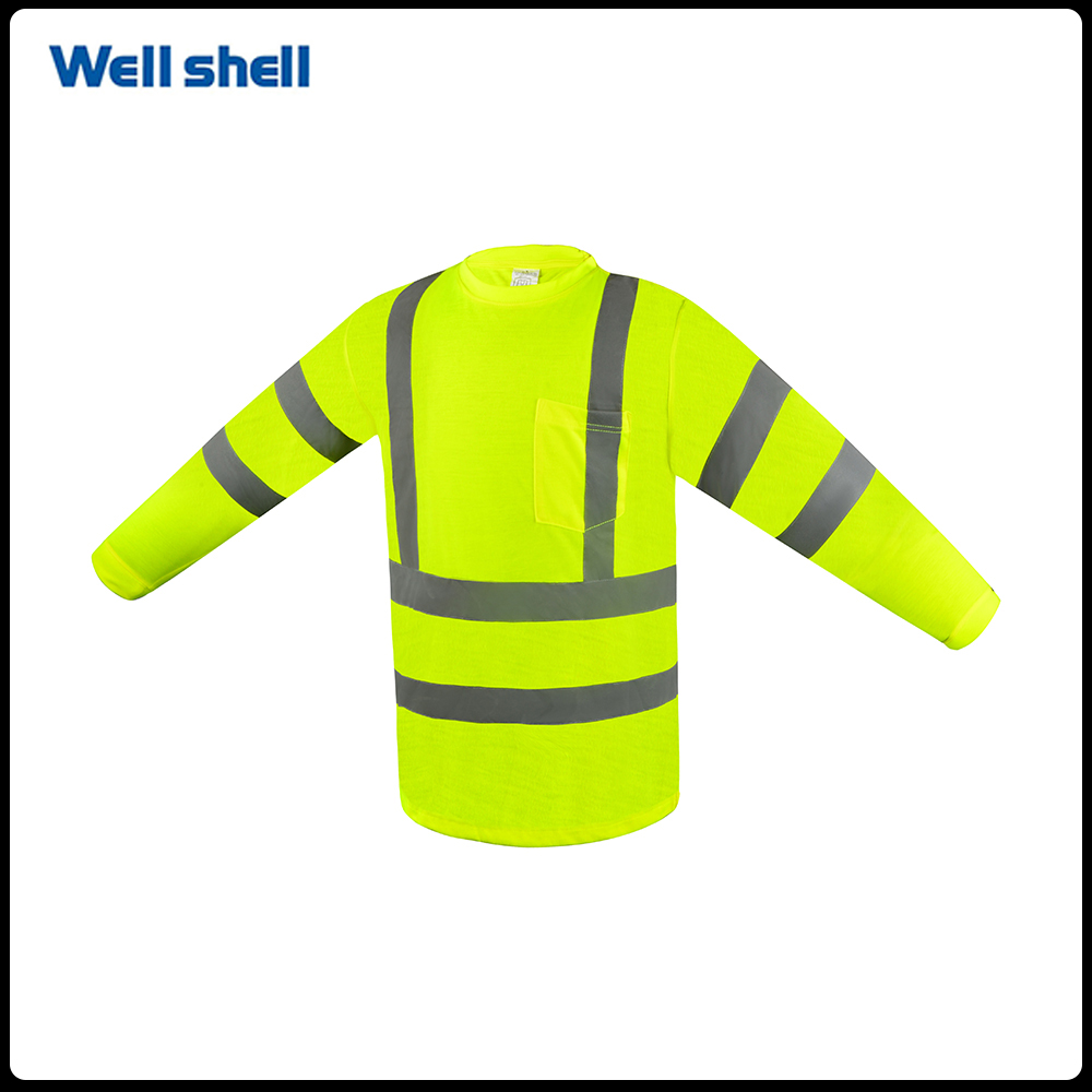 Long sleeve Reflective Safety T shirtWL-066