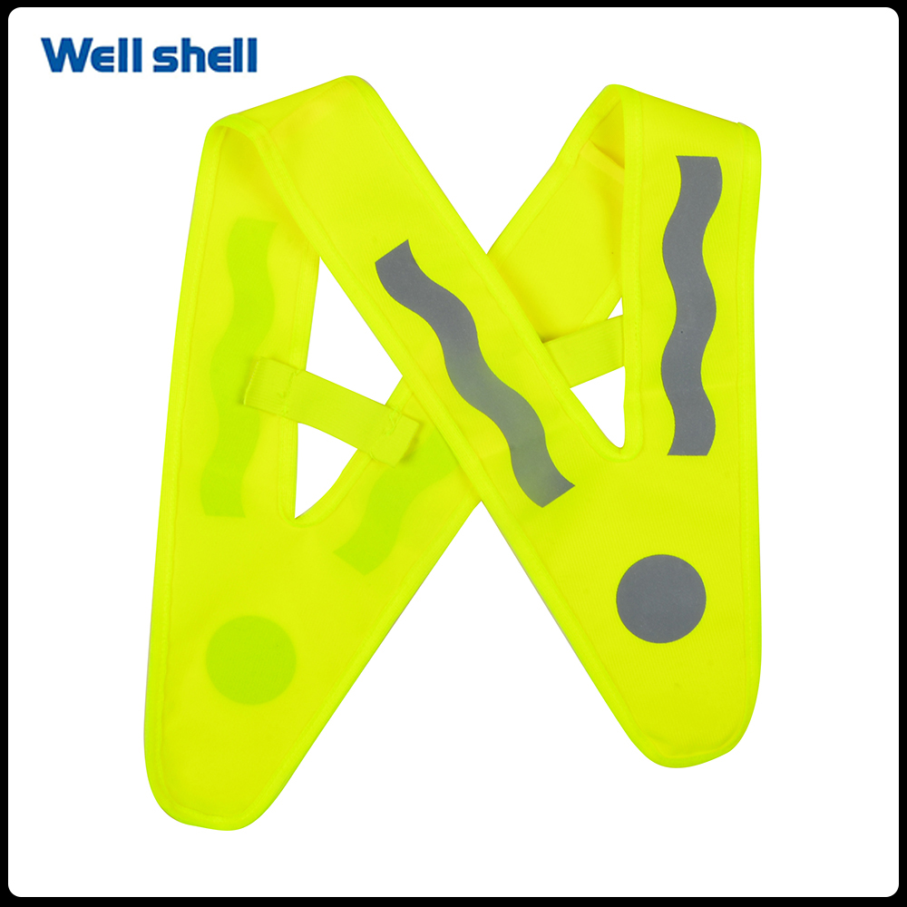 High Visibility Child Safety Vests with Reflective Bracelets for Cycling OutdoorWL-092