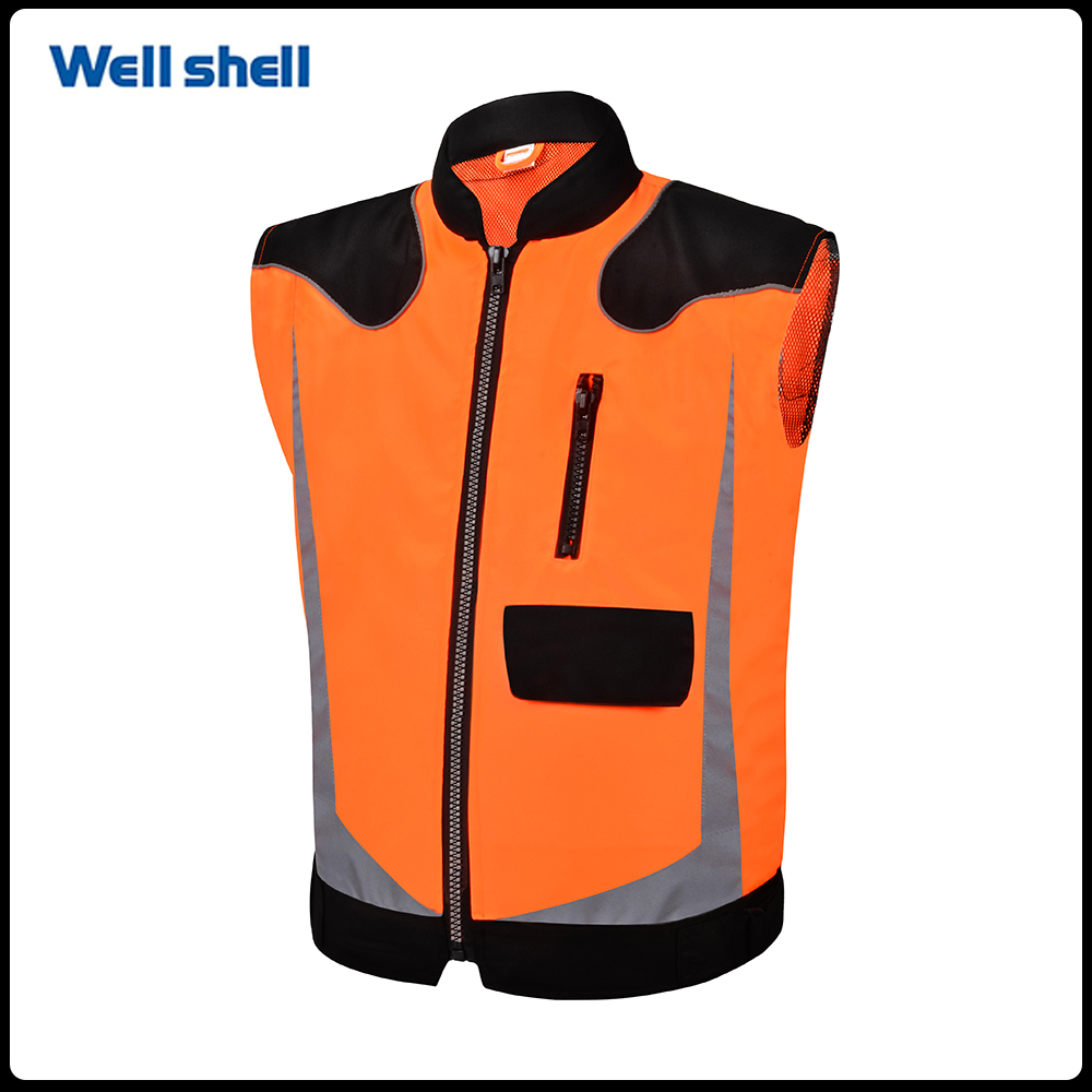 Reflective safety high visibility jacketWL-063-2