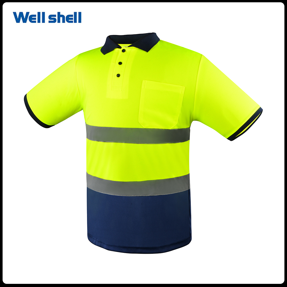  Well Shell High Visibility Polo ShirtsWL-071