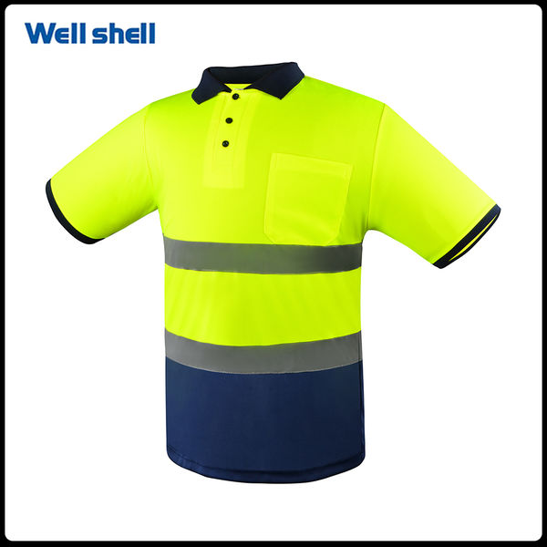  Well Shell High Visibility Polo Shirts WL-071