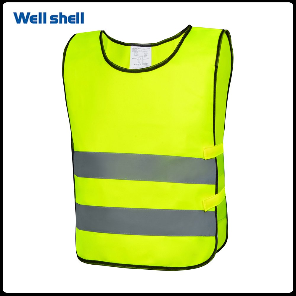 CE EN 17353 High Visibility Reflective Safety Vest Children's Bicycle Safety Vest Running Lightweight Vest Reflective Vest for School Walking and Playing Boys GirlsWL-087-2