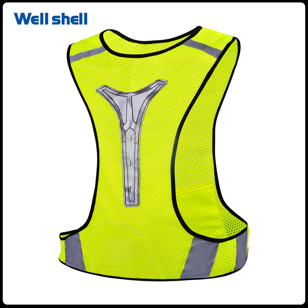 Well Shell Brand 8pcs led warning vest WL-062-1