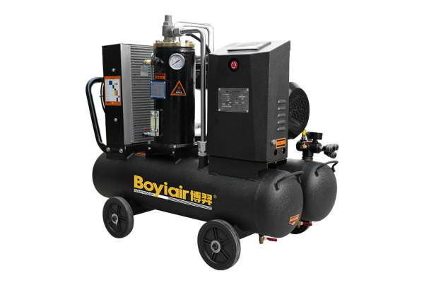 90L移动螺杆空压机 BY-7.5KW 双罐 220V