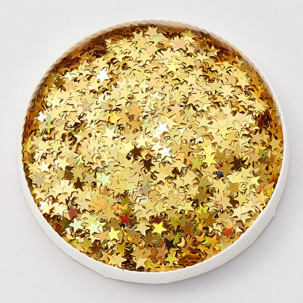 3mm/LB200镭射金五角星 3mm/LB200镭射金五角星