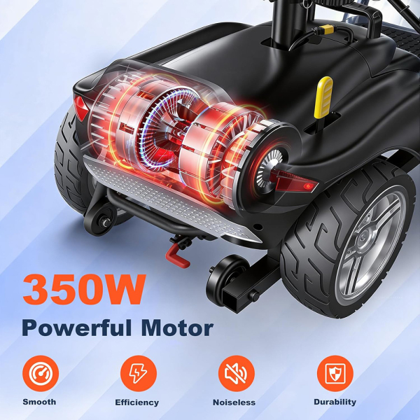 Folding Mobility Scooter EV02-PRO-25miles