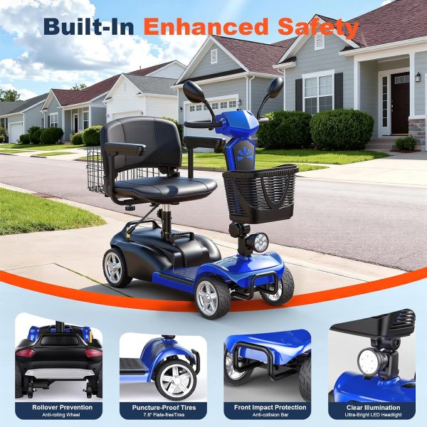 Folding Mobility Scooter EV02-25Miles