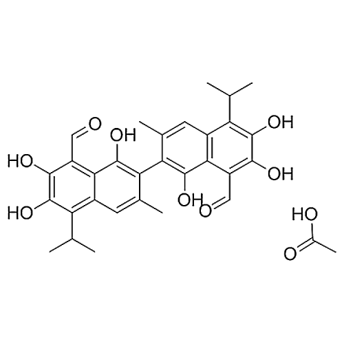 Gossypol-acetic acid 12542-36-8