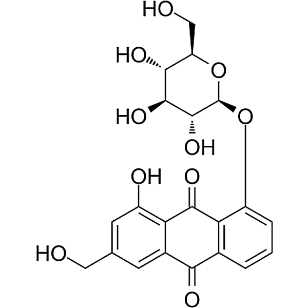 Aloe-emodin-8-O-β-D-glucopyranoside 33037-46-6