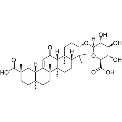 Glycyrrhetic acid 3-O-mono- -d-glucuronide 34096-83-8
