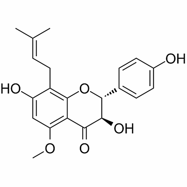 3,7,4'-Trihydroxy-5-methoxy-8-prenylflavanone, (2R,3R)- 204935-85-3