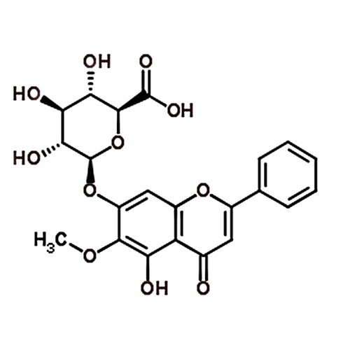 Oroxylin A 7-O-glucuronide  36948-76-2