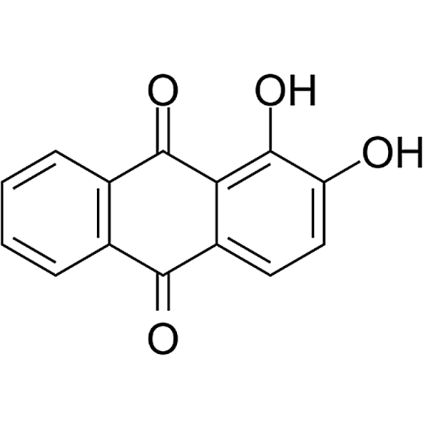 茜草素结构式图片