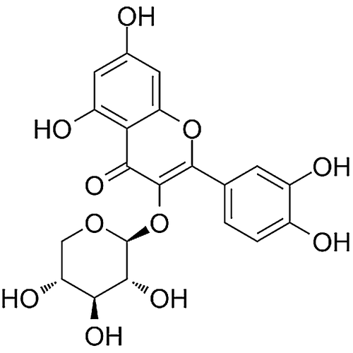 Quercetin 3-O-β-D-xylopyranoside 549-32-6