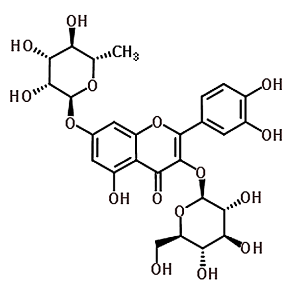 Quercetin 3-O-glucoside-7-O-rhamnoside 18016-58-5