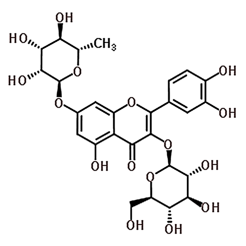 Quercetin 3-O-glucoside-7-O-rhamnoside 18016-58-5