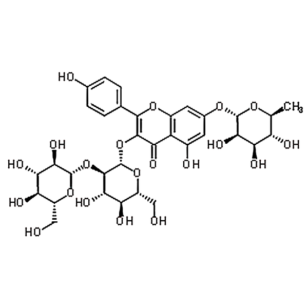 Kaempferol 3-sophoroside-7-rhamnoside 93098-79-4