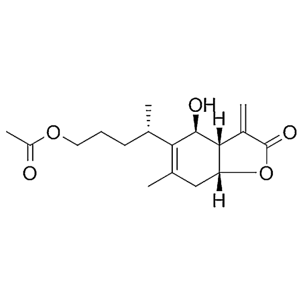 Inulicin（1-O-acetyl Britannilactone） 33627-41-7