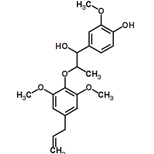 1-(3,4-dimethoxyphenyl)-2-(4-allly-2,6-dimethoxyphenoxy)propan-1-ol 41535-95-9