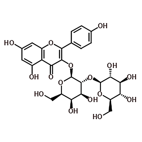 Kaempferol-3-O-glucosyl（1-2）galactoside 31512-06-8