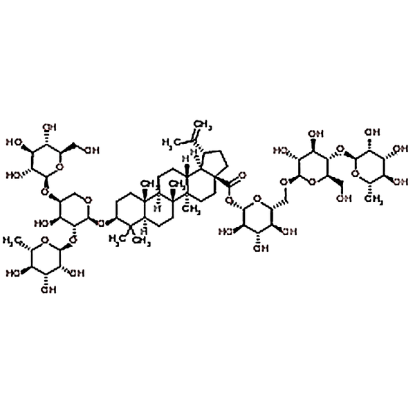 3-O-D-glucopyranosyl( 1→3)-L-rhamnopyranosyl(1→2)-L-arabinopyranosyl-Oleanolic acid – 28-O-rhamnopyranosyl(1→4)glucopyranosyl(1→6)glucopyranoside 261767-91-3