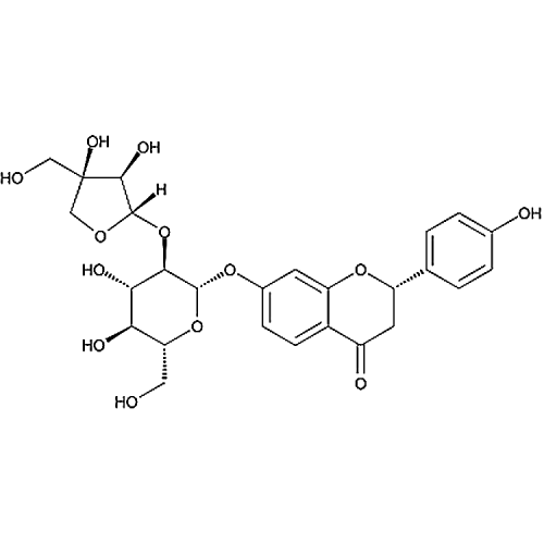 Liquiritigenin-7-O-β-D-glucopyranosyl-(1→2)-β-D-apiofuranoside 135432-48-3