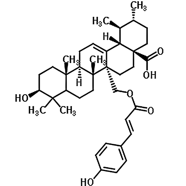 27-p-Coumaroyloxyursolic acidYellow powder 73584-67-5