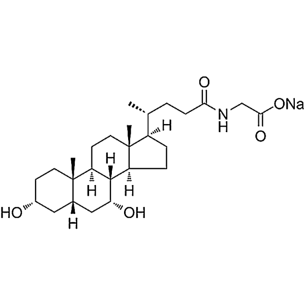 Glycochenodeoxycholic acid sodium salt 16564-43-5