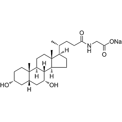 Glycochenodeoxycholic acid sodium salt 16564-43-5