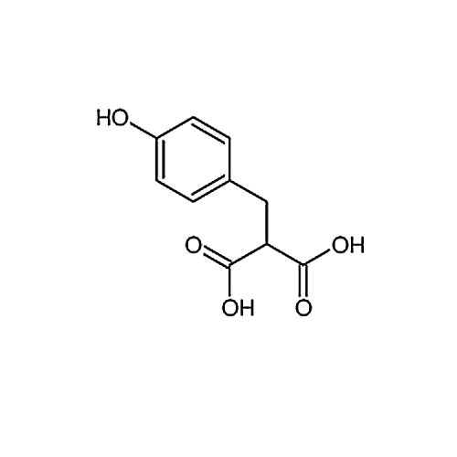 Malonic acid, (p-hydroxybenzyl)- (7CI)；Propanedioic acid, [(4-hydroxyphenyl)methyl]- (9CI)；(p-Hydroxybenzyl)malonic acid 90844-16-9