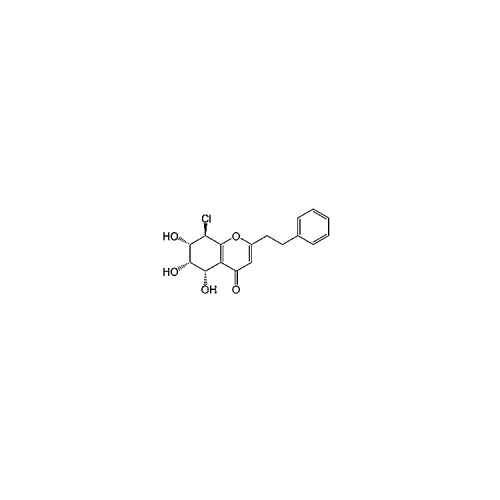 (5S,6S,7S,8R)-8-Chloro-5,6,7-trihydroxy-2-phenylethyl-5,6,7,8-tetrahydro-4H-chromen-4-one 626236-06-4