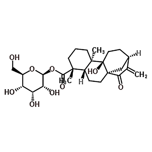 ent-9-Hydroxy-15-oxo-16-kauren-19-oic acid beta-D-glucopyranosyl ester 81263-96-9