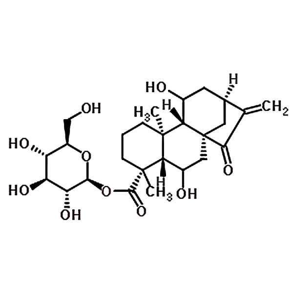 ent-6,11-Dihydroxy-15-oxo-16-kauren-19-oic acid beta-D-glucopyranosyl ester 81263-97-0